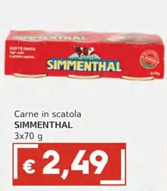 Carne in scatola SIMMENTHAL