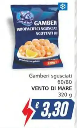 Italy Cash Gamberi sgusciati VENTO DI MARE offerta