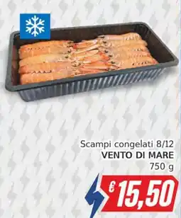 Italy Cash Scampi congelati VENTO DI MARE offerta