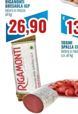 Paladini Otello Supermercato RIGAMONTI BRESAOLA IGP offerta