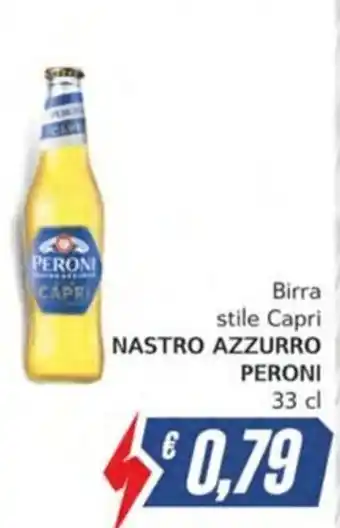 Italy Cash Birra stile Capri NASTRO AZZURRO PERONI offerta