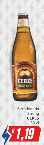 Italy Cash Birra bionda Strong CERES offerta
