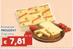 Italy Cash Emmenthal PRÉSIDENT offerta