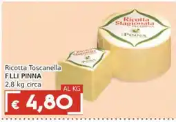 Italy Cash Ricotta Toscanella F.LLI PINNA offerta