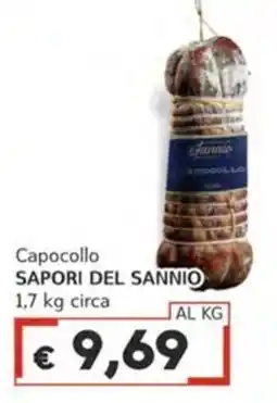 Italy Cash Capocollo SAPORI DEL SANNIO offerta