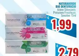 Paladini Otello Supermercato NATURAVERDE BIO DENTIFRICIO offerta