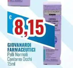 Paladini Otello Supermercato GIOVANARDI FARMACEUTICI Pelli Normali Contorno Occhi offerta