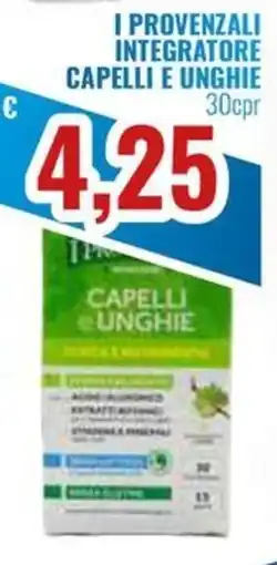 Paladini Otello Supermercato I Provenzali Integratore Capelli e Unghie offerta