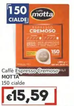 Italy Cash Caffè Espresso Cremoso Motta offerta