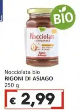 Italy Cash Nocciolata bio RIGONI DI ASIAGO offerta