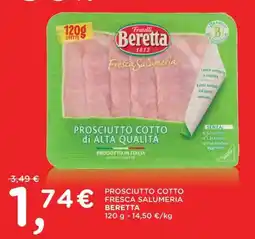 Orvea Prosciutto Cotto Fresca Salumeria Beretta offerta