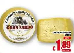 Gesad Supermercati CAO PECORINO GRAN SARD0 offerta