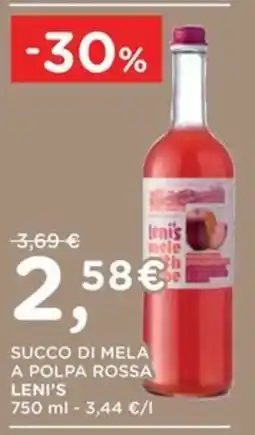 Orvea Succo di mela a polpa rossa Leni's offerta