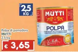 Italy Cash Polpa di pomodoro MUTTI offerta