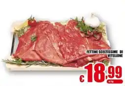 Gesad Supermercati Fettine sceltissime di vitellone offerta