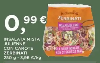 Insalata mista julienne con carote Zerbinati