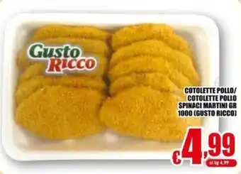 Gesad Supermercati Cotolette Pollo Gusto Ricco offerta