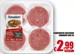 Gesad Supermercati Hamburger tacchino Amadori offerta