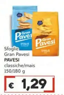 Italy Cash Sfoglie Gran Pavesi offerta