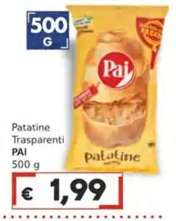 Italy Cash Patatine Trasparenti PAI offerta