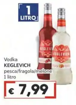 Italy Cash Vodka KEGLEVICH offerta