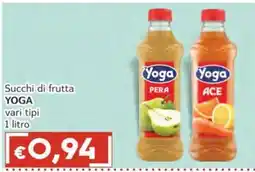Italy Cash Succhi di frutta YOGA offerta