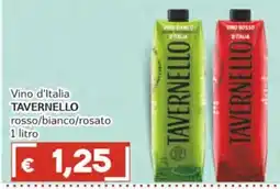 Italy Cash Vino d'Italia TAVERNELLO offerta