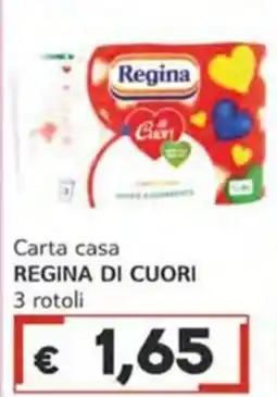 Italy Cash Carta casa REGINA DI CUORI offerta