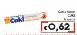 Italy Cash Carta forno Cuki offerta