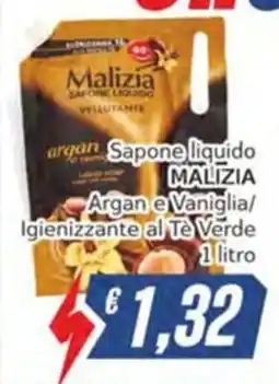 Italy Cash Sapone liquido MALIZIA Argan e Vaniglia offerta