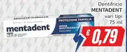 Italy Cash Dentifricio MENTADENT offerta