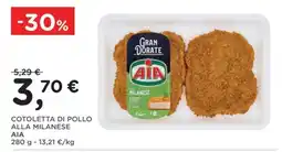 Orvea COTOLETTA DI POLLO ALLA MILANESE AIA offerta