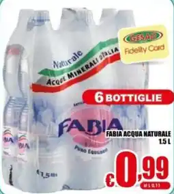Gesad Supermercati Fabia Acqua Naturale offerta