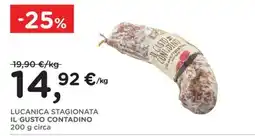 Orvea LUCANICA STAGIONATA IL GUSTO CONTADINO offerta