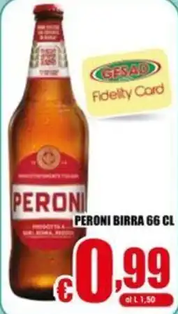 Gesad Supermercati PERONI BIRRA offerta