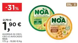 Orvea Hummus di Ceci, Ceci e Avocado NOA offerta