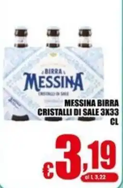 Gesad Supermercati Birra Messina Cristalli di Sale offerta