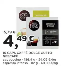 Orvea Caffè Dolce Gusto Nescafé offerta