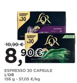 Orvea ESPRESSO 30 CAPSULE L'OR offerta