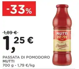 Orvea Passata di pomodoro Mutti offerta