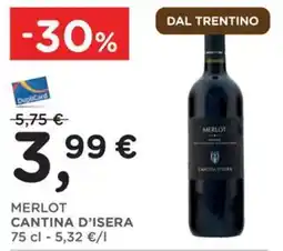 Orvea MERLOT CANTINA D'ISERA offerta