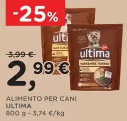 Orvea ALIMENTO PER CANI ULTIMA offerta
