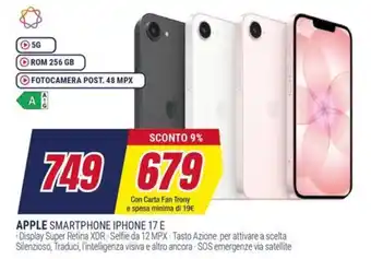 APPLE SMARTPHONE IPHONE 17 E