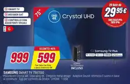Trony SAMSUNG SMART TV 75U7000 offerta