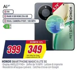 Trony HONOR SMARTPHONE MAGIC 8 LITE 5G offerta