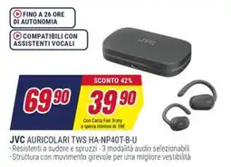 Trony JVC AURICOLARI TWS HA-NP40T-B-U offerta