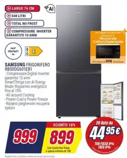 Trony SAMSUNG FRIGORIFERO RB50DG601EB1 offerta
