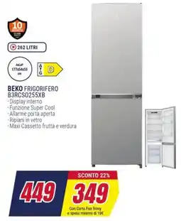 Trony BEKO FRIGORIFERO B3RCSO255XB offerta