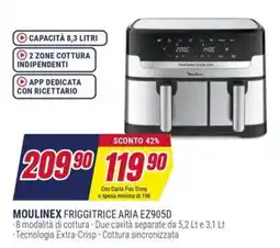 Trony MOULINEX FRIGGITRICE ARIA EZ905D offerta
