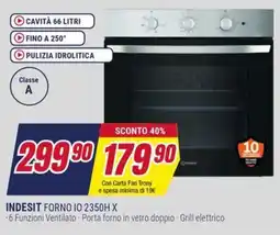 Trony INDESIT FORNO IO 2350H X offerta
